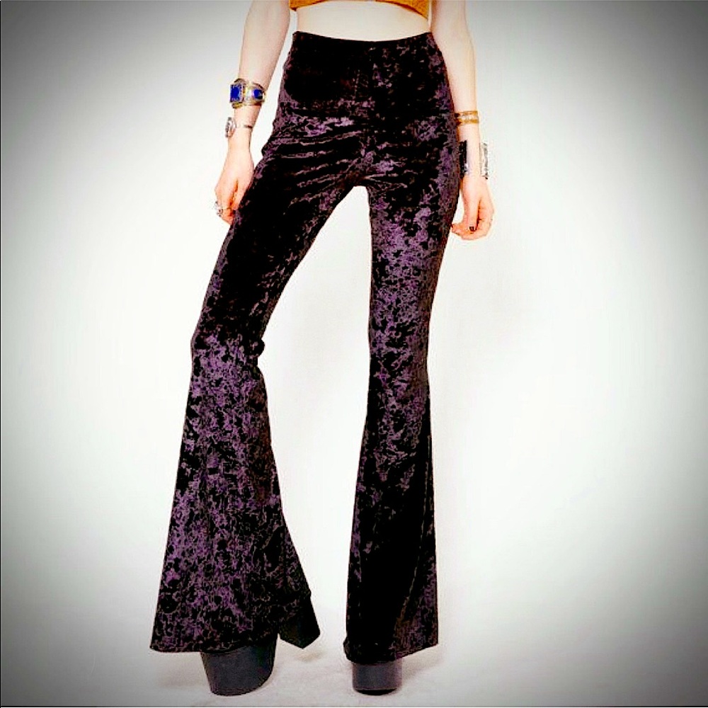 “Ol’ Black Betty” Crushed Velvet Bells